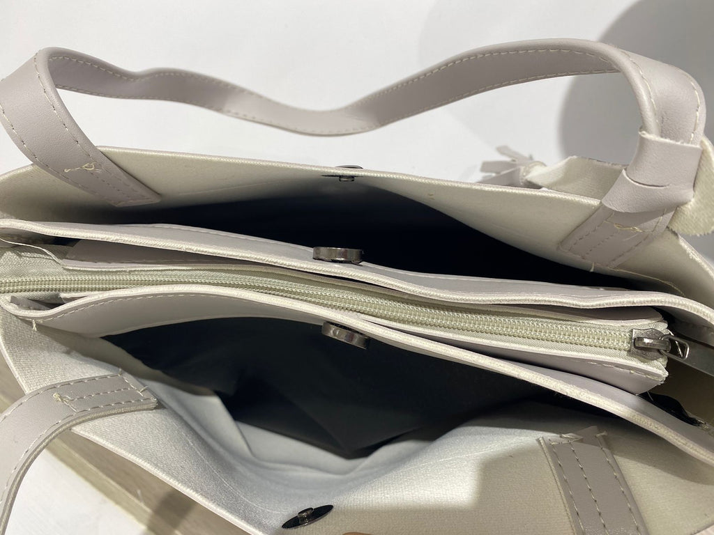 شنتة كتف جلد ب 3 دفات