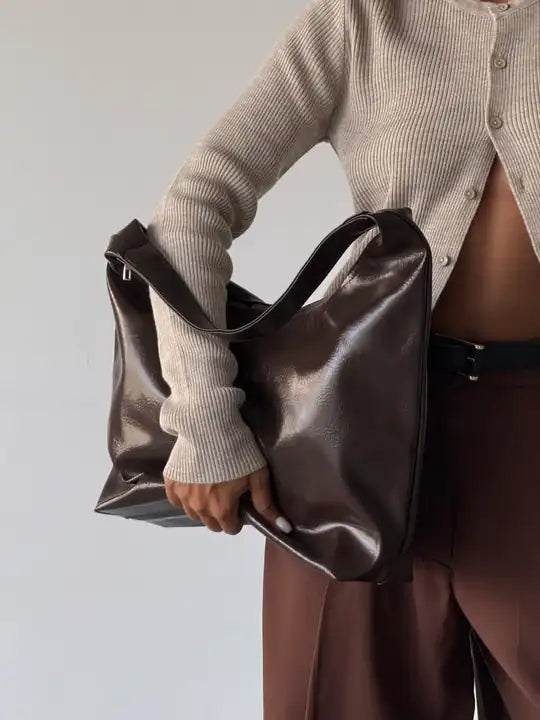 شنتة كتف جلد طري