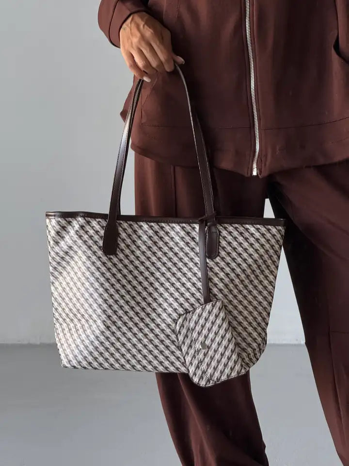 شنتة كتف مع جزدان صغير معلق مع الشنتة