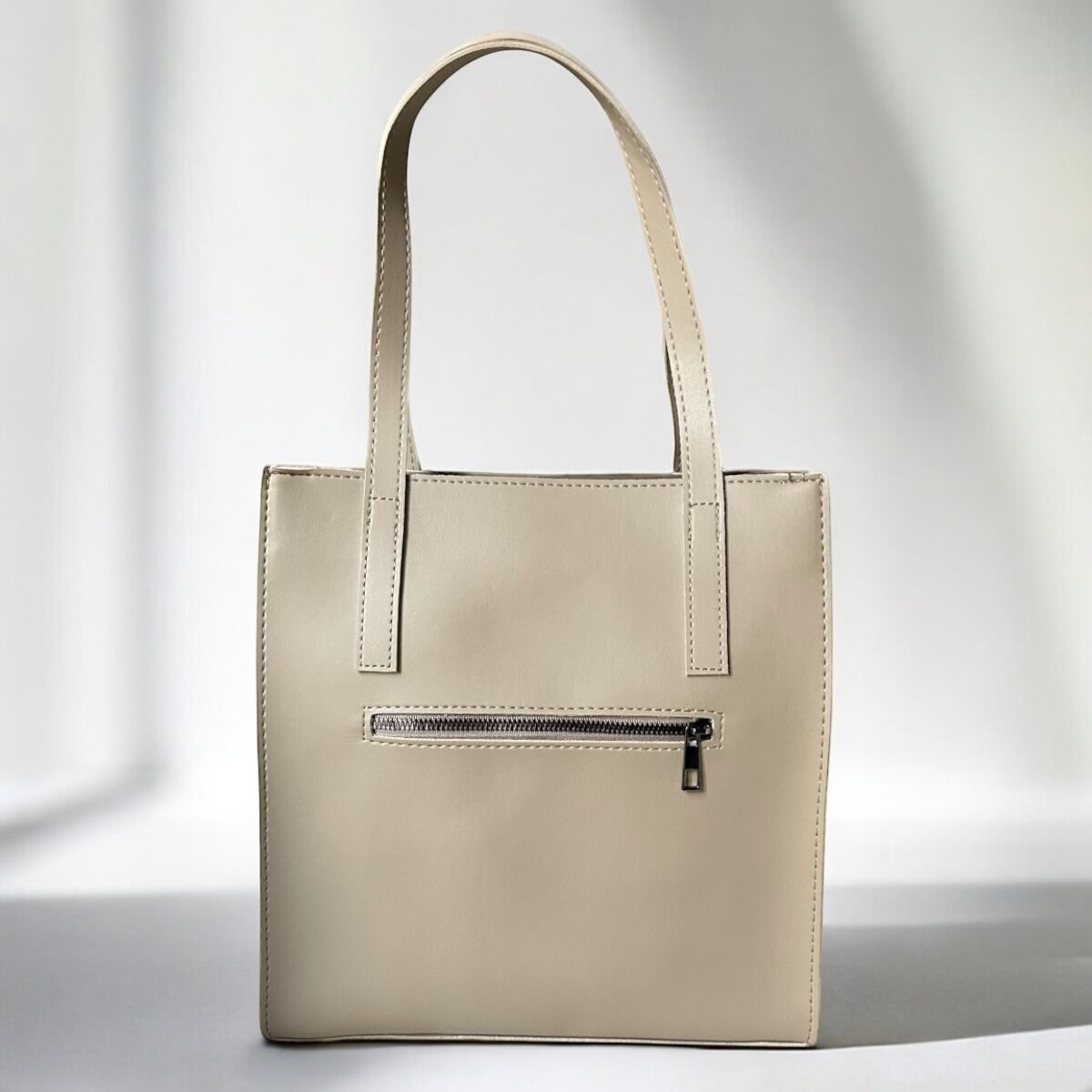 شنتة كتف جلد ب 3 دفات